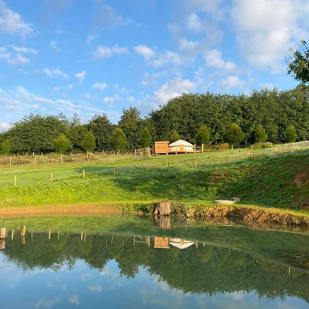 Bracken Yurt At Walnut Farm Glamping Otel Netherbury Dış mekan fotoğraf