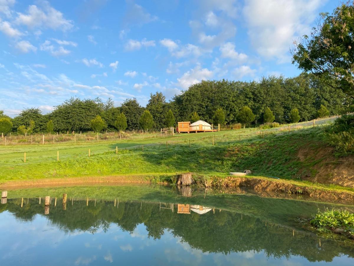 Bracken Yurt At Walnut Farm Glamping Otel Netherbury Dış mekan fotoğraf