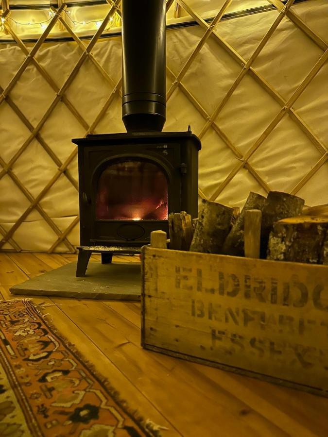 Bracken Yurt At Walnut Farm Glamping Otel Netherbury Dış mekan fotoğraf